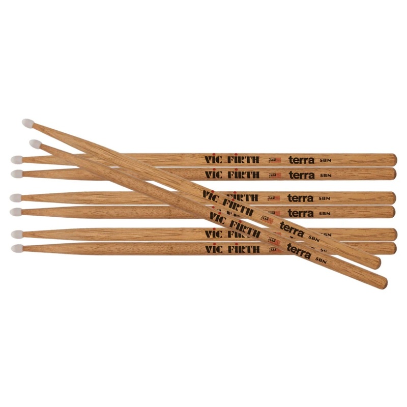 Vic Firth P5BTN American Terra Value Drumsticks – Pack of 4