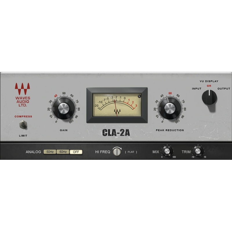 Waves CLA-2A Compressor / Limiter: Compressor/Limiter Plugin